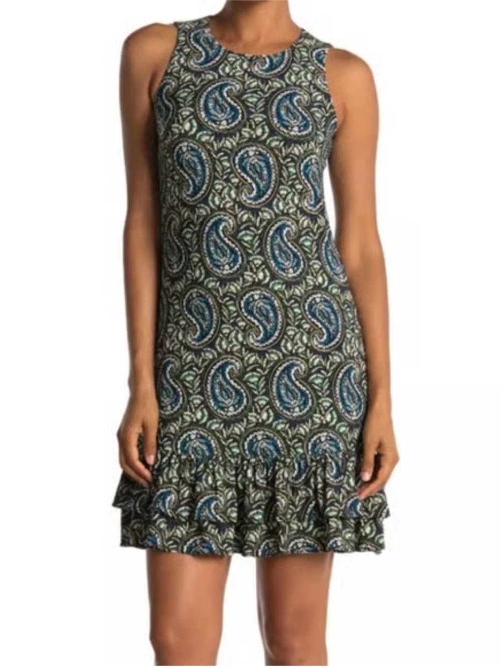NWT Tommy Hilfiger Paisley Mini Dress Size 4 - Picture 1 of 7